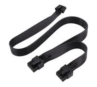 Piceioep Cable de alimentación PCIe 18AGW 12VHPWR de 12 + 4 Pines a 8 Pines para construcciones de Personalizadas y Aplicaciones intensivas de gráficos Cable adaptadores de Corriente GPU