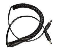 Piceioep Cable de Taladro para Clavos, Bobina de Resorte Flexible, Cable de alimentación DC5, 5x2, 5mm para Varias máquinas perforadoras de Clavos para Uso portátil, Cable de alimentación