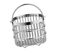 Piceioep Cesta de malla de acero inoxidable contemporánea, ideal para almacenar productos frescos y secos en la encimera de la cocina o en la del comedor Soporte moderno para frutas