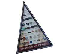 Piceioep Colección diversa de minerales Naturales 36 Piedras Preciosas únicas de ágata de adecuadas para Estudios de geología y Creaciones artísticas Juego Educativo de Piedras Preciosas de