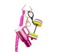 Piceioep Colgante de bolso, llavero de cuerda trenzada, dijes para bolso, bolsos, accesorios, colgante de llave de para mujeres y niñas, accesorios