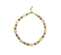 Piceioep Con colgante de resina con cuentas, materiales de acero inoxidable, joyería versátil de para varios atuendos, collar de resina con múltiples bucles