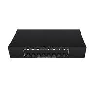 Piceioep Conmutador de vídeo multifuente VSW81, Carcasa de Metal con Capacidad para 8 Dispositivos, Transferencia instantánea de señales, Caja de conmutadores de vídeo AV 1280x720P