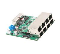 Piceioep Conmutadores Fast Ethernet de 10 Puertos Alimentación a través de Ethernet de 8 Puertos Bajo Consumo de energía para un Uso energéticamente eficiente Tiny Poet Switches