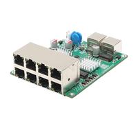 Piceioep Conmutadores Fast Ethernet de 10 Puertos Alimentación a través de Ethernet de 8 Puertos Bajo Consumo de energía para un Uso energéticamente eficiente Tiny Poet Switches