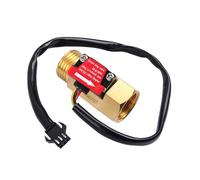 Piceioep Contador de Flujo de líquido de Efecto Hall G1 / 2" con Salida eléctrica para integración de Sistemas Medición de flujos de Agua de 1, 25 L/min Conmutación de Agua