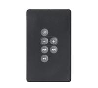 Piceioep Controlador de Repuesto Compacto para Sistemas de música Diseño liviano Fácil para Sistemas de música Control Remoto