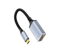 Piceioep Convertidor de Velocidad rápida Tipo C a DP1.4 con Carcasa de, Adaptador pequeño, para Transferencia de Datos y Necesidades de Carga, procesador de Ordenador portátil