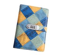 Piceioep Cuaderno diario protegido con contraseña con cubierta gruesa premium de 200 páginas Ideal para oficinas y viajes Uso de grabación Diario con contraseña