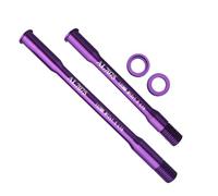 Piceioep de Eje pasante para Bicicletas Multicolores, Cierres rápidos de Doble Cabeza, aleación de Aluminio Liviana para Varios Modelos de Bicicletas de Carretera, Ejes pasantes de Doble Cabeza