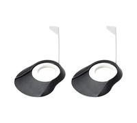 Piceioep de Golf, Copas Verdes para práctica de Golf, Copas con Agujeros para práctica de Golf en Interiores, Disco de Entrenamiento, Pelota para Poner, Equipo de con Orificio