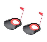 Piceioep de Golf, Copas Verdes para práctica de Golf, Copas con Agujeros para práctica de Golf en Interiores, Disco de Entrenamiento, Pelota para Poner, Equipo de con Orificio