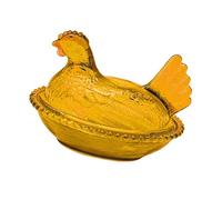 Piceioep de para gallinas en Nido, Cuenco para Dulces, Caja de baratija Cubierta para gallinas, para Aperitivos, postres, Granjas de Pascua, Decoraciones de Escritorio, Cuenco de