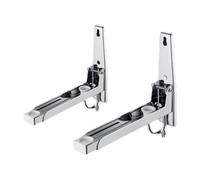 Piceioep Estante Extensible de Acero Inoxidable Resistente montado en la Pared para microondas, electrodomésticos, Almacenamiento, organizadores de Cocina, Estante Multiusos para Horno