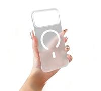 Piceioep Funda Transparente esmerilada para teléfono sin Bordes, Antideslizante, Delgada, sin Marco, para 17ProMax, Mejora Agarre, Experiencia Visual, Cubierta sin Bordes
