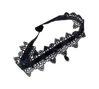 Piceioep Gargantillas de encaje Collar para mujer Longitud personalizable Joyería acrílica ligera en negro clásico Rojo Gargantillas góticas negras y rojas