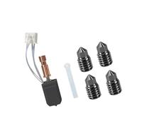 Piceioep Grupo Hotend de impresión 3D avanzado con tecnología de Calentamiento cerámico y 4 boquillas de Acero Conjunto Hotend Plug and Play