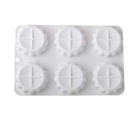 Piceioep Molde de silicona para tartas para huevos, natillas y mousse con antiadherente y apto para lavavajillas, fácil liberación, molde para postres y magdalenas, molde de silicona para hornear