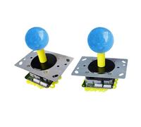Piceioep Pack Of 2 Gaming Joystick Controllers Easy Installation Metal Construction For Multiple Game Consoles Seamlessly Gaming Joystick