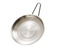 Piceioep para refrigerios de acero inoxidable 304 con Bandeja redonda para servir para carne Ideal para uso doméstico y picnics aire libre para refrigerios de acero inoxidable con