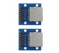 Piceioep Placa de Circuito de Pruebas RJ45 a DIP2.54 Equipada con LED para fácil monitoreo y resolución de Problemas en configuraciones de Red