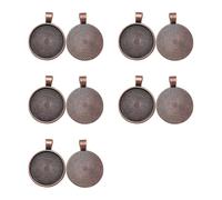 Piceioep Portalámparas reutilizables de aleación de zinc para pulseras hechas a mano collares colgantes antiguos accesorios de exhibición de joyas Accesorios de fabricación de joyas, talla única, como