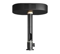 Piceioep Proyectores Montaje en Techo Ajuste de orientación múltiple Proyectores giratorios en ángulo de 360° Soporte para visualización Flexible Configuraciones rápidas Ocultar Adaptador
