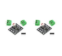 Piceioep Puente H Actual Controlador de Motor de Corriente Continua Cepillado Placa de ruptura con función Capacidad de Avance hacia atrás Controlador de Puente H de 6, 5 V a 45 V