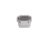 Piceioep Recipiente para Alimentos de Acero Inoxidable, lonchera Rectangular con, Recipiente de Almacenamiento apilable para Uso doméstico y Exterior, Recipiente apilable para Almacenamiento de