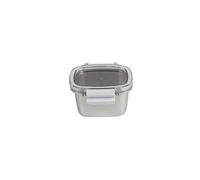 Piceioep Recipiente para Alimentos de Acero Inoxidable, lonchera Rectangular con, Recipiente de Almacenamiento apilable para Uso doméstico y Exterior, Recipiente apilable para Almacenamiento de