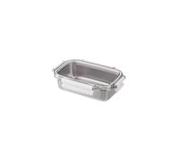 Piceioep Recipiente para Alimentos de Acero Inoxidable, lonchera Rectangular con, Recipiente de Almacenamiento apilable para Uso doméstico y Exterior, Recipiente apilable para Almacenamiento de