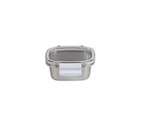 Piceioep Recipiente para Alimentos de Acero Inoxidable, lonchera Rectangular con, Recipiente de Almacenamiento apilable para Uso doméstico y Exterior, Recipiente apilable para Almacenamiento de