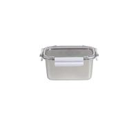 Piceioep Recipiente para Alimentos de Acero Inoxidable, lonchera Rectangular con, Recipiente de Almacenamiento apilable para Uso doméstico y Exterior, Recipiente apilable para Almacenamiento de