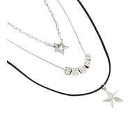 Piceioep ' S Star Collar con diamantes de imitación, colgante para uso diario y de fiesta, cadena de clavícula llamativa