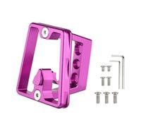 Piceioep Soporte de Montaje Frontal para Bicicletas Plegables de Aluminio, Adaptador para portabicicletas Delanteros, Base de Montaje para Bicicletas Plegables, Adaptador de Soporte para Bolsa
