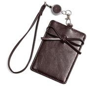 Piceioep Soporte para Tarjetas fotográficas Popular Coreano con Llavero, Funda para Tarjetas fotográficas con Lazos Dulces, Protector para Tarjetas de crédito, Protector para Tarjetas de Regalo