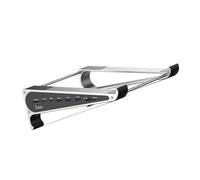 Piceioep Soporte Plegable para Ordenador portátil Que Ahorra Espacio Conectividad USB C Ranuras para Tarjetas HDTV para Uso doméstico o de Viaje Centros de Soporte de Aluminio para Ordenador portátil