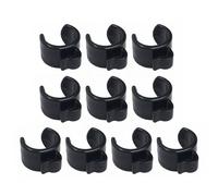 Piceioep Soportes para Cables de conexión de Sonido, Abrazadera, Paquete de 10 Uds, Clip para Cables para Tubos Redondos de 15mm, 20mm y 25mm, Abrazadera organizadora de Cables de expansión