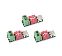 Piceioep Tablero de activación de Fregadero Tipo C con interruptores Dip de 3 Posiciones para Control preciso de voltajes Módulo de señuelos de Carga rápida de hasta 20V