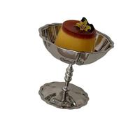 Piceioep Taza de Base de Acero Inoxidable Resistente a la corrosión para postres y Bebidas, de Ensalada para Servir en Fiestas, Recipiente para Servir de Calidad alimentaria
