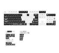 Piceioep Teclados mecánicos, Teclas de 135 Teclas Fuera del Trabajo, Juego de Teclas de personalización con Tema de Gato, interruptores de Tono y Negro