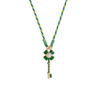 Piceioep Vibrante collar con colgante de hoja inspirado en dopamina con dije de corazón, artesanía por goteo para mujer, delicada cadena de clavícula, regalo de arte de goteo de aceite, gargantillas