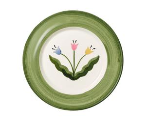 Pick a Poppy Madelen Möllard Tulip plato de ensalada Verde. 22 cm