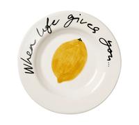 Pick a Poppy plato para tapas Lemon Yellow. 15 cm