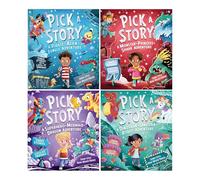 Pick a Story Series 4 Books Collection Set by Sarah Coyle (Pick a Story A Pirate Alien Jungle Adventure, A Dinosaur Unicorn Robot Adventure & More)