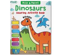 Pick and Paint Coloring Activity Book for Kids Dinosaurs