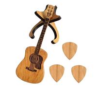 Pick De Guitarra Acústica - Pick Box, Nuevas Opciones De Guitarra | Elegante De Portaopciones De Almacenamiento Con Soporte, Opciones De Guitarra Equipado Con Guitarra De Madera Pico De Opción