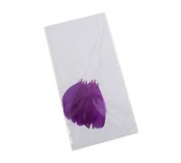 Pick: Feather: 7cm: Pack of 6: Plum