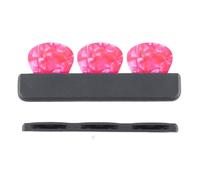 Pick Holder for Guitar,Plectrums Storage Organizer - Electric Guitar Plectrums Storage Box with 3 Picks Set for Bass Ukelele Players