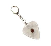 Pick Holder - Lightweight Clear Storage Box | Guitar Pick Holder with Keychain for Musicians, Beginners, Players, Lovers, Men Women Boys Girls, Portable Pvc Case for Picks Storage and Easy Access